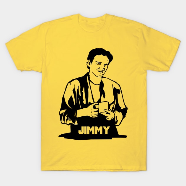 Jimmy's Coffee Pulp Fiction T-Shirt by SaverioOste